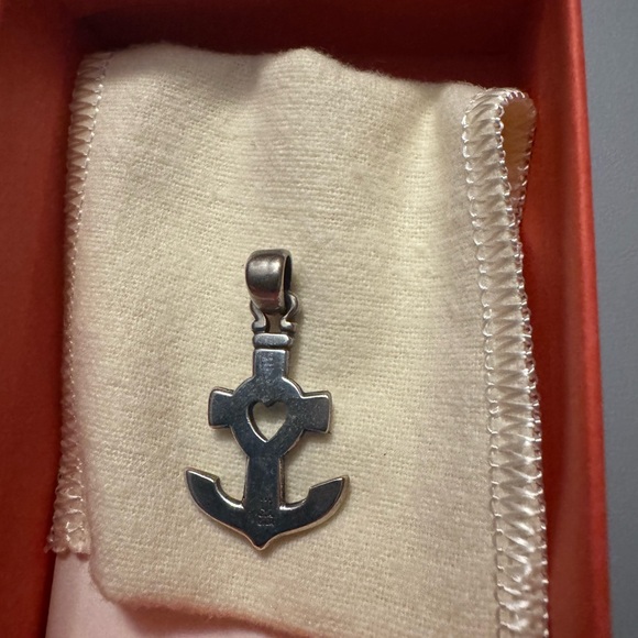 RETIRED James Avery anchor, cross and heart pendant - Picture 2 of 4